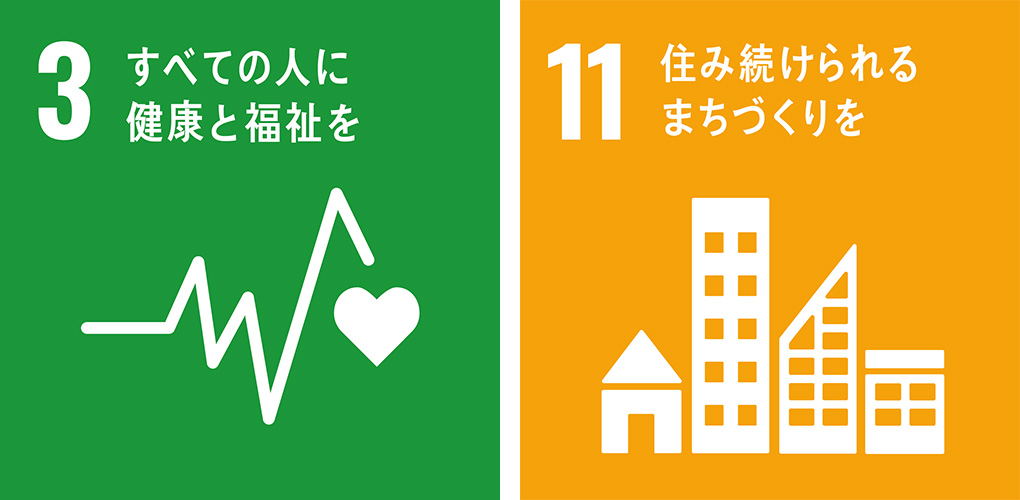 持続可能な開発目標（SDGs）3・11